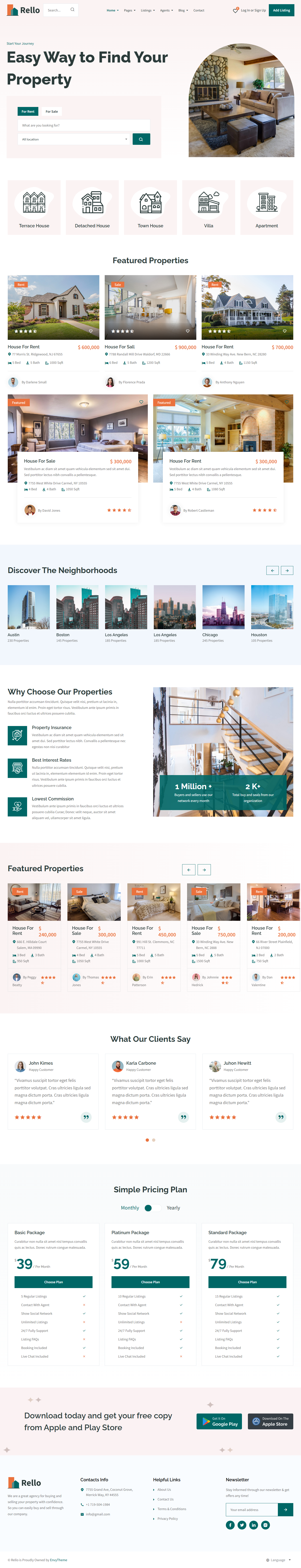 Rello- Real Estate Template 3