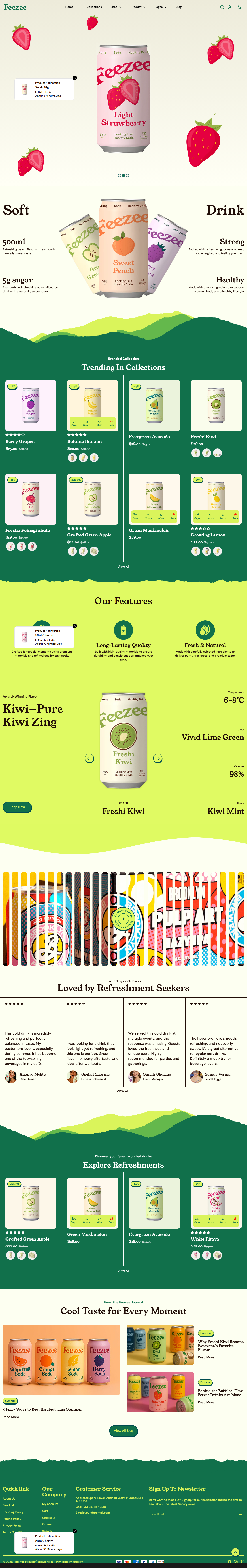 Feezee - Food and Beverage